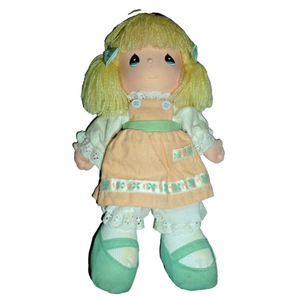 1990s Precious Moments 11 Inch Doll Tag Dress Cloth